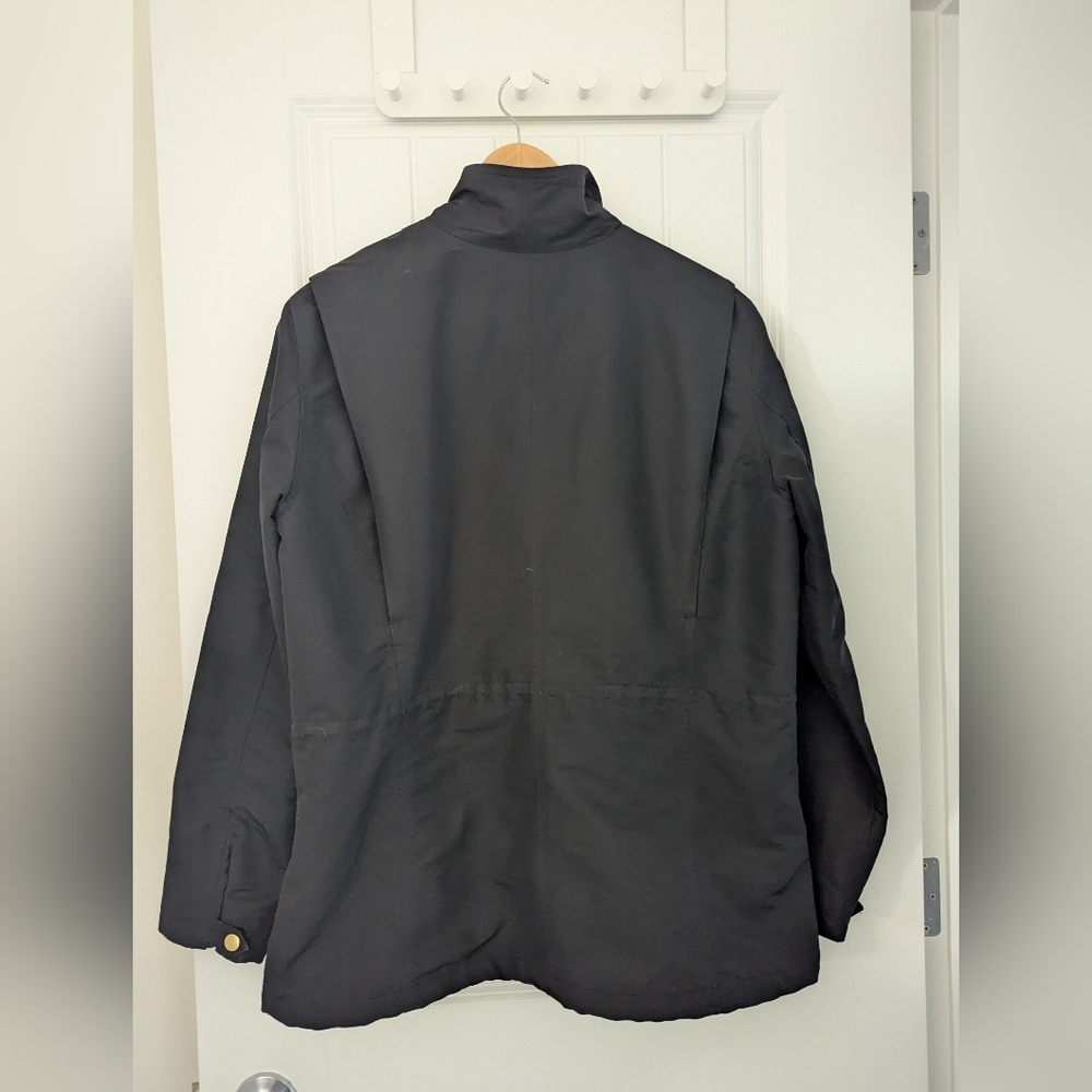 Ralph Lauren Chore Coat Barn Jacket Black Water Repellent Size Large - Picture 5 of 16
